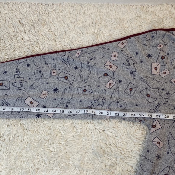 Harry Potter Jogger Pajama Pant, Gryffindor, Hedwig, Hogwarts Letter, Medium - Picture 6 of 8